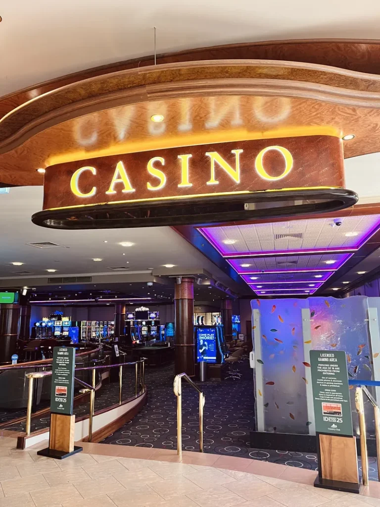 Interior entrance to Country Club Casino