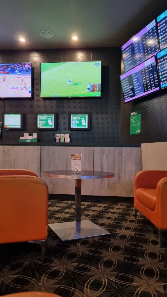Sports viewing lounge at Lasseters Hotel Casino
